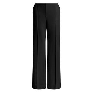 ALBERTA FERRETI ALBERTA FERRETTI Wide Leg Cuffed Trousers Women BLACK Pants
